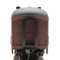 60' Pennsylvania Class B60b Baggage Car w/Standard Doors -- Pennsylvania Railroad #9210 (2/54-9/62 Scheme, Tuscan, black, Messenger Star