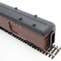 60' Pennsylvania Class B60b Baggage Car w/Standard Doors -- Pennsylvania Railroad #9353 (2/54-9/62 Scheme; Tuscan, black; Messenger Star