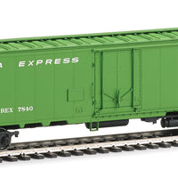 50' REA Riveted Steel Express Reefer - Ready To Run -- Railway Express Agency #7840 (light green)