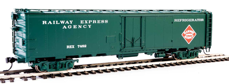 50' REA Riveted Steel Express Reefer -- Railway Express Agency #7482 (Early)-1