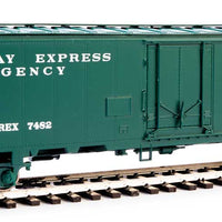 50' REA Riveted Steel Express Reefer -- Railway Express Agency #7482 (Early)