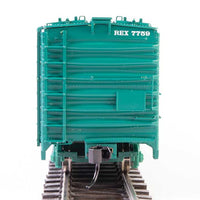 50' REA Riveted Steel Express Reefer -- Railway Express Agency #7646 (Light Green)