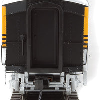70' Heavyweight Railway Post Office - Baggage Car - Ready to Run -- Denver & Rio Grande Western(TM) (Arch Roof; 4-Stripe, Silver, Aspen Gold)