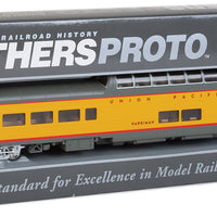 85' ACF Dome Lounge - Standard - Union Pacific(R) Heritage Series -- Harriman UPP #9004; Late w/printed name & number