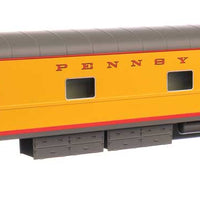 85' Pullman-Standard Plan #4140 Rapids Series 10-6 Sleeper -- Pennsylvania Railroad Standard with decals (UP yellow, red)