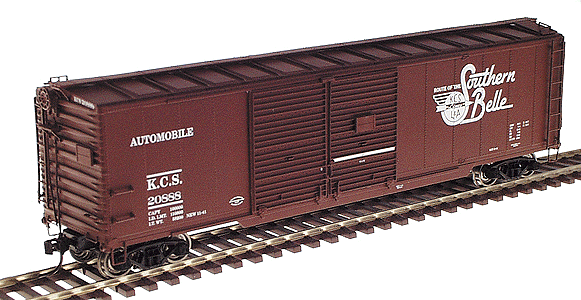 PROTO 2000 50' Double Door Boxcar - Assembled -- Kansas City Southern #20888 "Southern Belle"