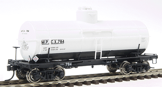 PROTO 2000 10,000 Gallon Tank Car - Assembled -- MPCX Magnolia #784 (white w/black lettering)