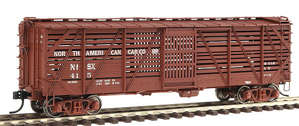 Proto 2000 Mather Stock Car - Single Deck - Assembled -- NISX (North American) #415 (Mineral Red w/white lettering)