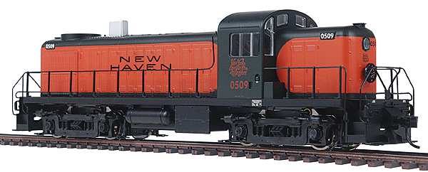 Proto 1000 Diesel Alco RS-2 Powered - Assembled -- New York, New Haven & Hartford #0509 (green, orange "Full Balloon")