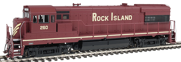 Proto 2000 Diesel GE U28B - Powered w/Sound & DCC -- Chicago, Rock Island & Pacifc #260 (maroon w/cream lettering & chevrons)