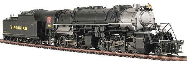 PROTO 2000 Heritage Series Steam Y-3 2-8-8-2 - Powered; Standard DC (No Sound) -- Virginian #740