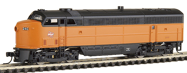 PROTO N Diesel F-M C-Liner A Unit Powered -- Milwaukee Road #24C