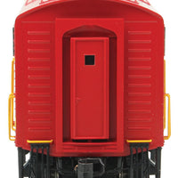 EMD F7A - Tsunami(R) Sound & DCC -- Rock Island #676 (Commuter Scheme; red, yellow, white; Billboard Lettering)
