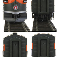 EMD F7A-B Set - Tsunami(R) Sound & DCC -- Great Northern #364A, 364B (Simplified Scheme; Omaha Orange, green)