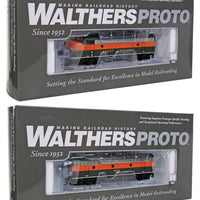 EMD F7A-B Set - Tsunami(R) Sound & DCC -- Great Northern #364A, 364B (Simplified Scheme; Omaha Orange, green)