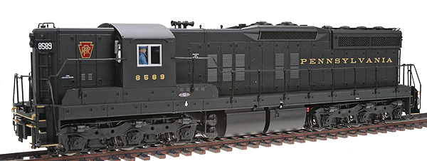 PROTO 2000 Diesel EMD SD7 Powered w/Sound & DCC -- Pennsylvania #8589 (Dark Green Locomotive Enamel)