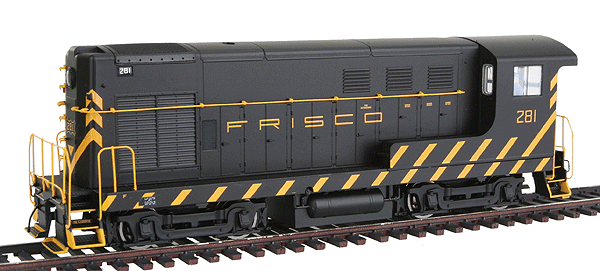 PROTO 2000 Fairbanks-Morse H10-44 Powered w/Sound & DCC -- St. Louis-San Francisco #281 (Simplified Safety Scheme; black, yellow)