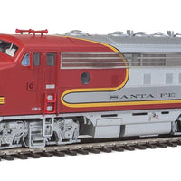 EMD F7A-B Set 36" Dynamic Fan - Tsunami(R) Sound & DCC -- Santa Fe #300L, 300A (Warbonnet; 1956 Super Chief, 1954 El Capitan)