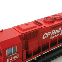EMD SD45 - SoundTraxx(R) Tsunami(R) Sound & DCC -- Canadian Pacific #5496 (1995 red, Dual Flag Logo)
