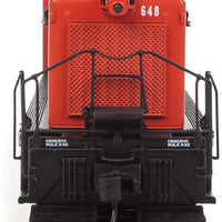 EMD SW1200 w/LokSound 5 Sound & DCC -- New Haven #648 (black, red, white; Large NH Logo)