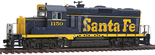 PROTO 2000(R) Diesel EMD GP20 Low Hood w/Sound & DCC -- Santa Fe #1150 (As-delivered blue & yellow)