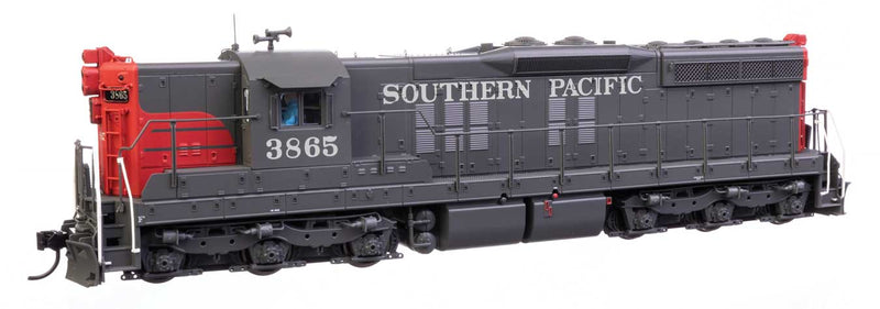 EMD SD9 - ESU LokSound 5 Sound & DCC -- Southern Pacific(TM) #3865 (1965 Renumbering; gray, Scarlet, white)-1
