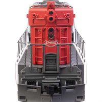 EMD SD9 - ESU LokSound 5 Sound & DCC -- Southern Pacific(TM) #3865 (1965 Renumbering; gray, Scarlet, white)