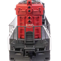 EMD SD9 - ESU LokSound 5 Sound & DCC -- Southern Pacific(TM) #4398; SD9E Rebuild (gray, Scarlet, white)