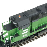 EMD GP35 Phase II with SoundTraxx(R) Tsunami(R) Sound and DCC -- Burlington Northern #2580 (Cascade Green, black, white)