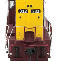 EMD GP35 Phase II with SoundTraxx(R) Tsunami(R) Sound and DCC -- Rock Island #332 (maroon, yellow)