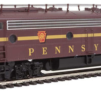 EMD E8A-A Set w/SoundTraxx(R) Tsunami(R) Sound & DCC - PRR Broadway Limited -- Pennsylvania Railroad #5703A, 5716A (Single stripe: Tuscan, black, Dulux)