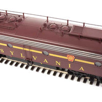 EMD E8A-A Set w/SoundTraxx(R) Tsunami(R) Sound & DCC - PRR Broadway Limited -- Pennsylvania Railroad #5703A, 5716A (Single stripe: Tuscan, black, Dulux)