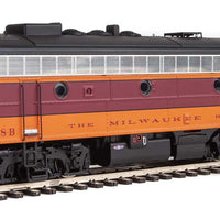 EMD FP7 - F7B with LokSound 5 Sound & DCC -- Milwaukee Road #98A, 98B (Modifed Orange, Maroon; Cab Logo)