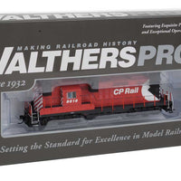 EMD GP9 Phase II - LokSound 5 Sound and DCC -- Canadian Pacific CPR #8616 (Action Red, white, black; Multimark Logo)
