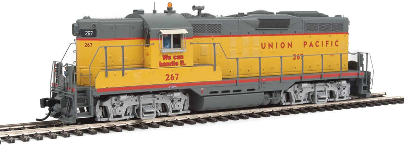 EMD GP9 Phase II - LokSound 5 Sound and DCC -- Union Pacific(R) #267 (Armour Yellow, gray, red)-1