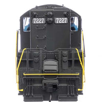 EMD GP9 with LokSound 5 Sound & DCC -- Pennsylvania Railroad #7227 (Brunswick Green, Dulux gold)