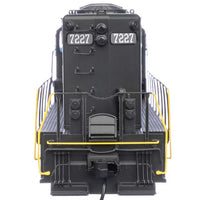 EMD GP9 with LokSound 5 Sound & DCC -- Pennsylvania Railroad #7227 (Brunswick Green, Dulux gold)