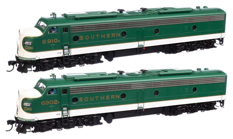 EMD E8 A-A with LokSound 5 Sound & DCC -- Southern #6902 & 6910-1