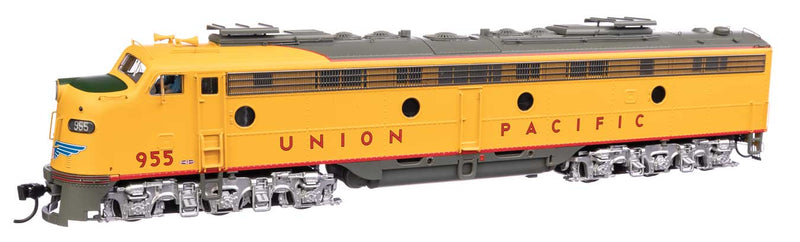 EMD E9A - LokSound 5 Sound & DCC - City of San Francisco -- Union Pacific(R) #955 (yellow, gray, red)-1