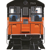 PROTO 2000 Fairbanks-Morse H10-44 Powered Standard DC -- Milwaukee Road #783 (Mid-60s orange & black w/white X on sills)