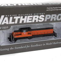 EMD GP9 Phase I - Standard DC -- Milwaukee Road #219 (orange, black, TMR Logo on Cab)