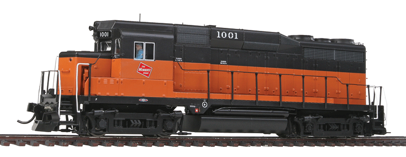 EMD GP30 - Standard DC - PROTO 2000(R) -- Milwaukee Road #1001 w/AAR Type B Trucks (orange, black)