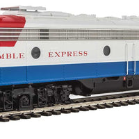 EMD E9A - Standard DC -- Preamble Express UP #951 (red, white, blue)