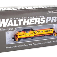 EMD GP7 - Standard DC -- Chessie System C&O #5773 (yellow, orange, blue)