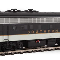 EMD FP7 - FP7 Standard DC -- Southern Railway 6136, 6144 (black, white, Dulux Gold)