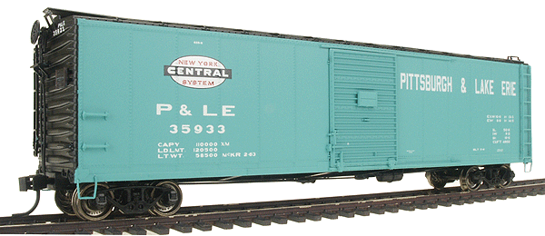 PROTO 2000 50' Single Door Boxcar - Time-Saver Kit(R) -- Pittsburgh & Lake Erie #35933 (Jade Green)