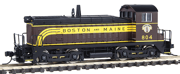 PROTO N Diesel EMD SW8 - Powered -- Boston & Maine #804