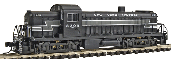 PROTO N Diesel Alco RS-2 Powered -- New York Central #8209 (Lightning Stripes)