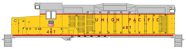 PROTO N(TM) Diesel EMD GP20 -- Union Pacific(R) #487
