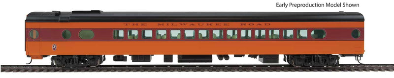 85' Milwaukee Road 30-Seat Parlor Car Valley Series - Ready to Run -- Twin Cities Hiawatha - Milwaukee Road "Gallatin Valley" (orange, maroon, b